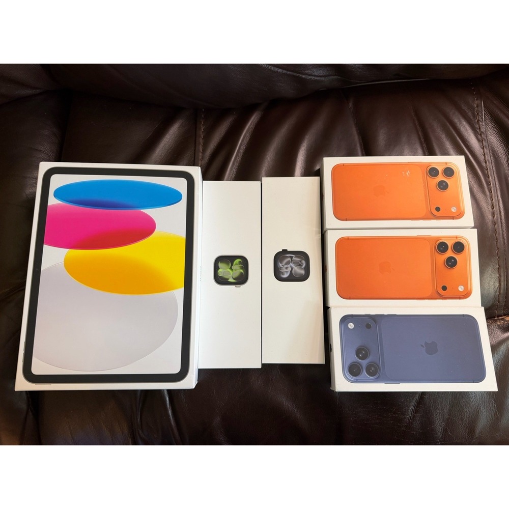 Lot Of Apple Iphone Ipad IWatch EMPTY BOXES ONLY 2026 17 Pro Max Series 11 128gb